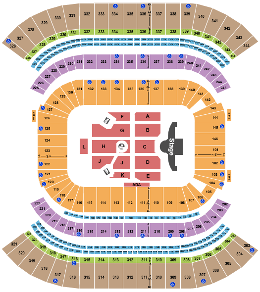 Nissan Stadium Ed Sheeran Seating Chart